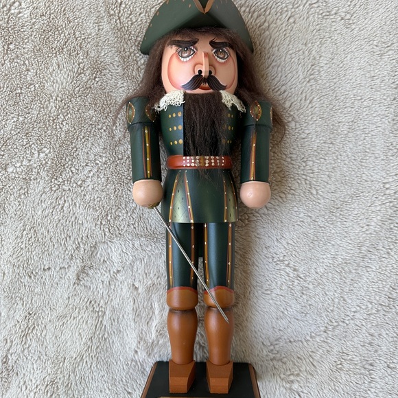 Susan Milford Cicero Green and Brown Nutcracker Soldier Figurine - Picture 1 of 15